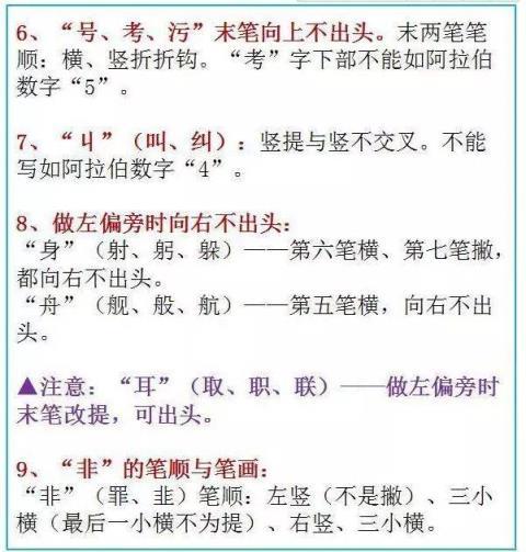 7000个汉字规范笔顺 孩子写错了多少 存起来教孩子 吉祥日历